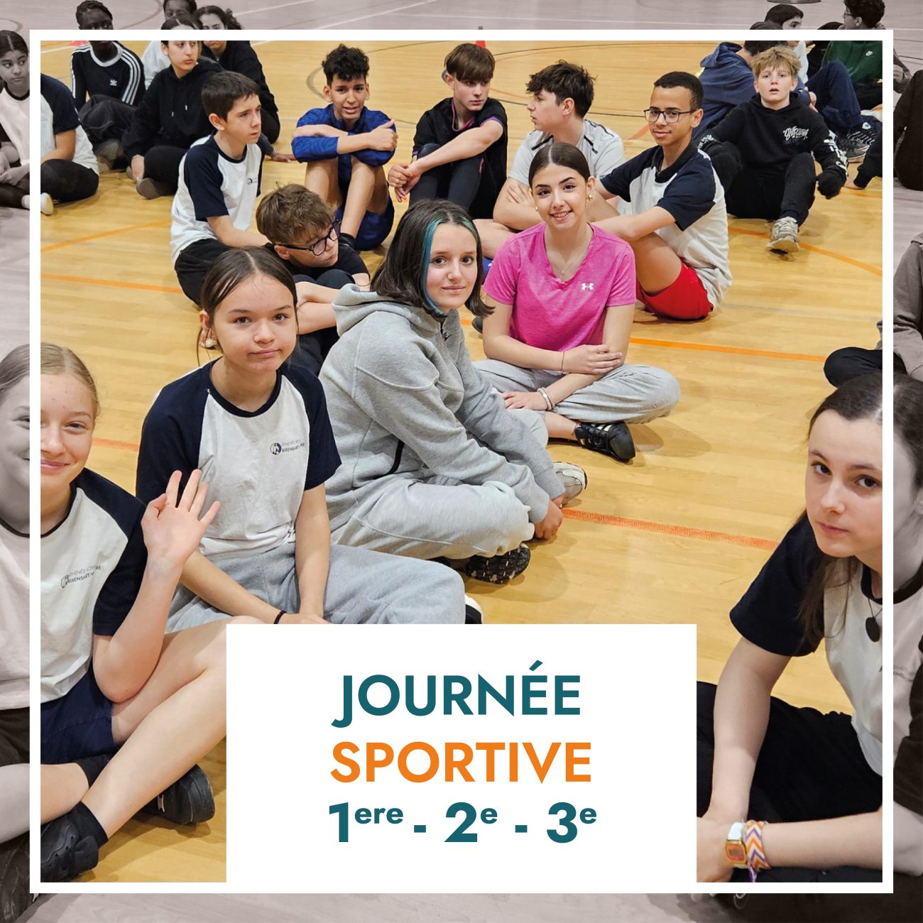annonce journée sportive degré 1 et 2