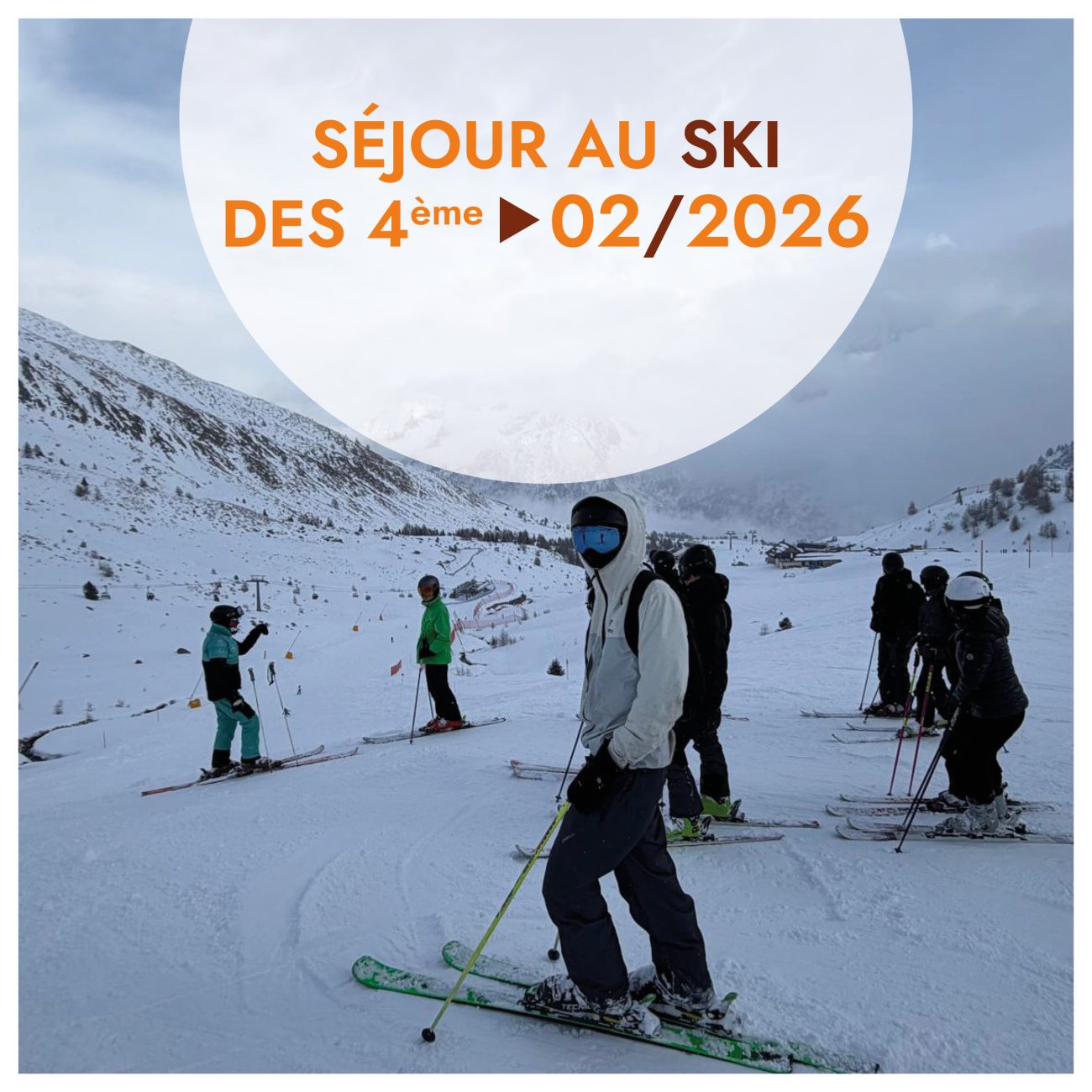séjour au ski des 4e